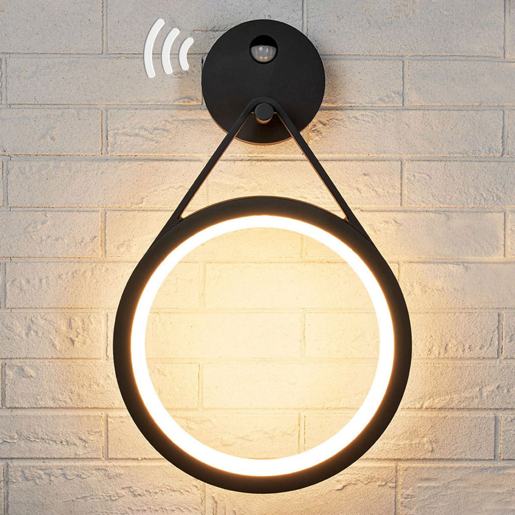 LED utevegglampe Mirco bevegelsessensor detalj