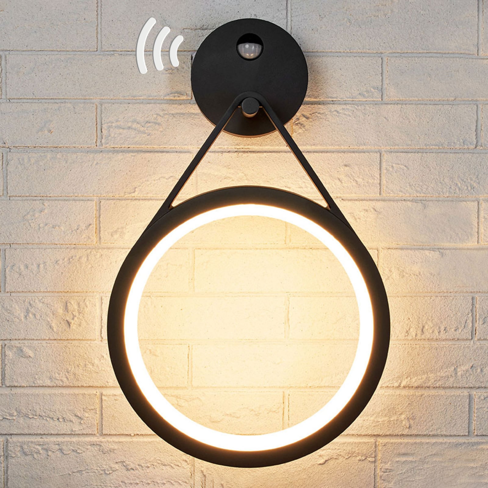 LED utevegglampe Mirco bevegelsessensor detalj