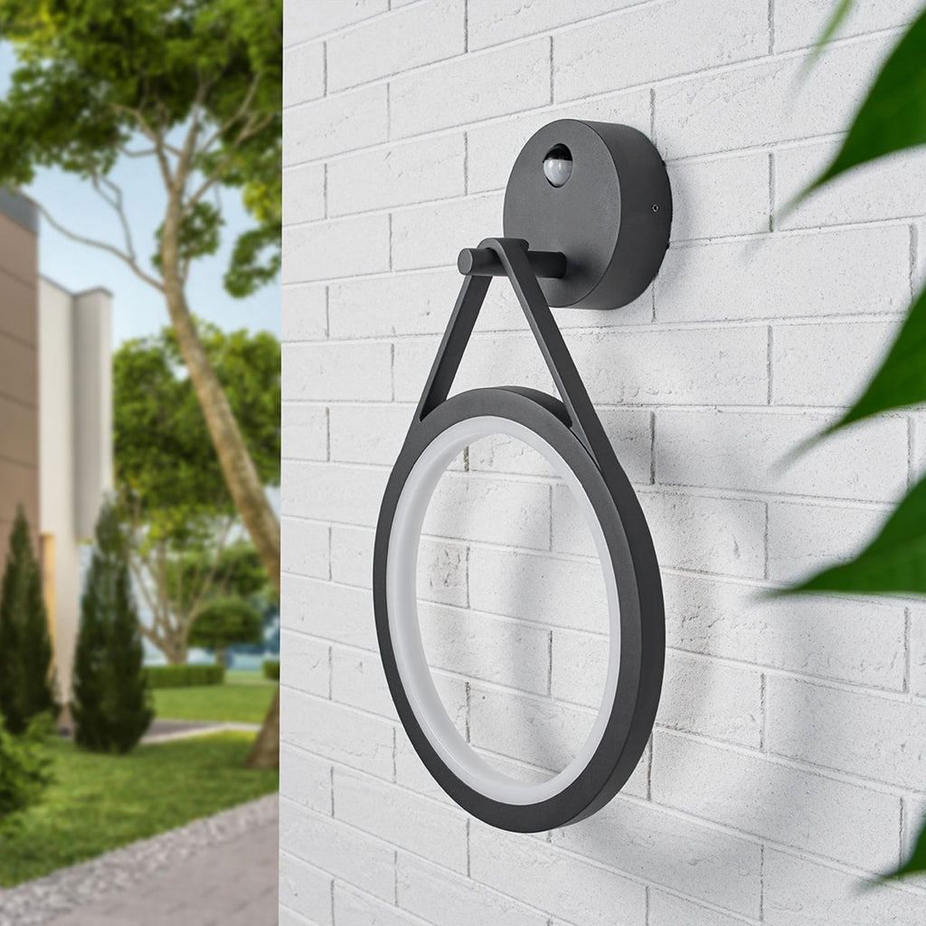 LED utevegglampe Mirco sensor detalj