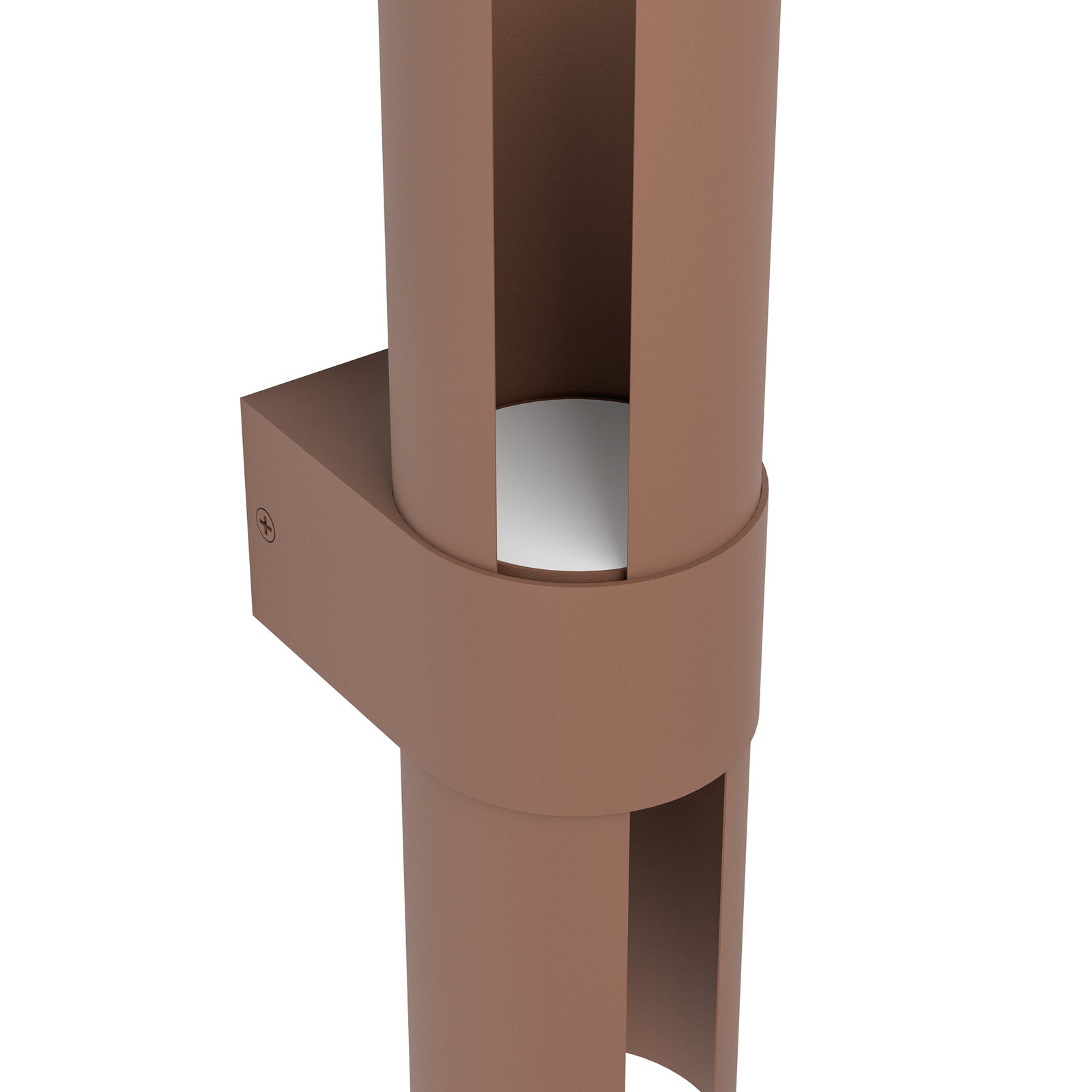 LED utevegglampe Montelauro rustfarget Ø8 cm IP44 - EGLO