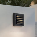 LED utevegglampe Muro svart frontbilde