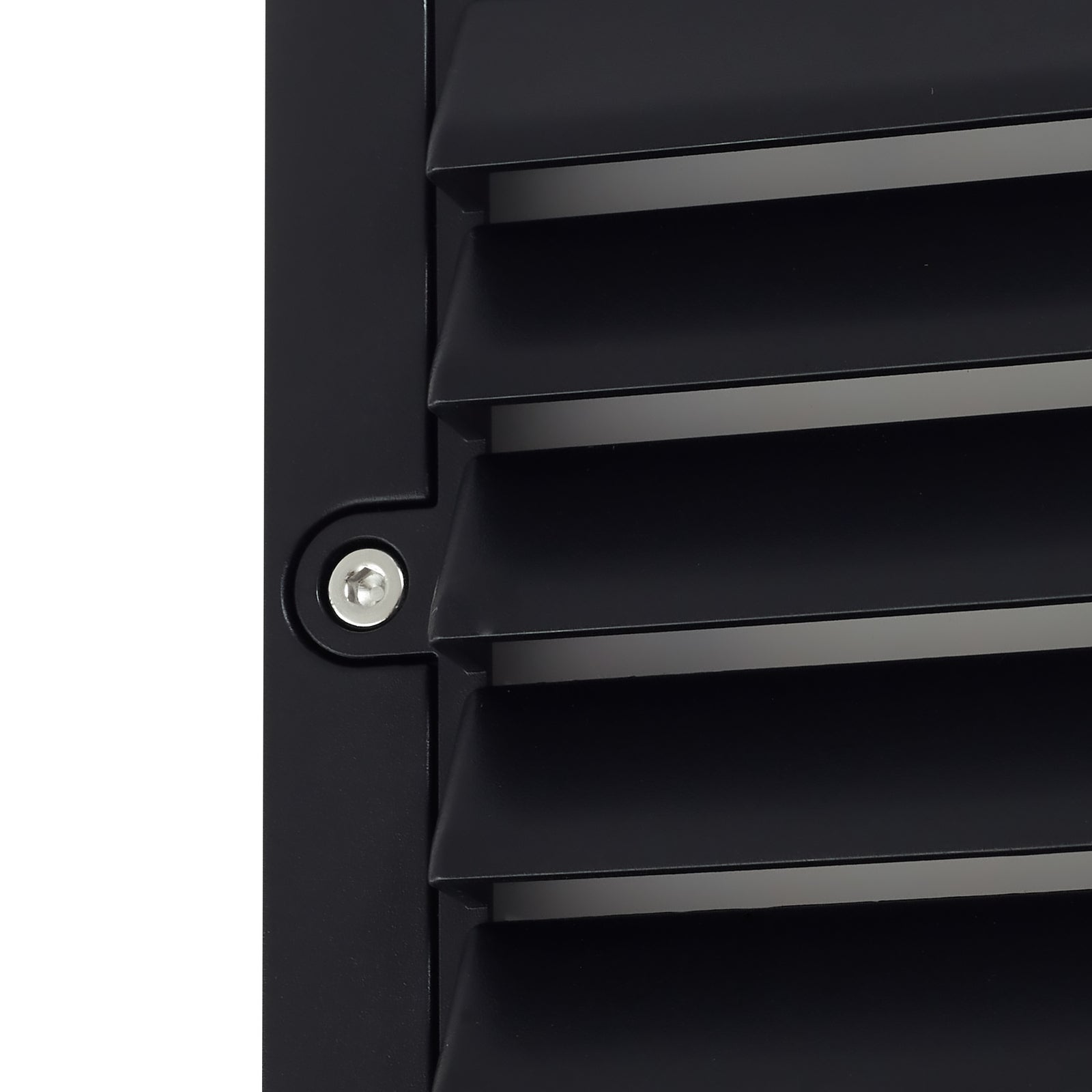 LED utevegglampe Muro svart sideprofil