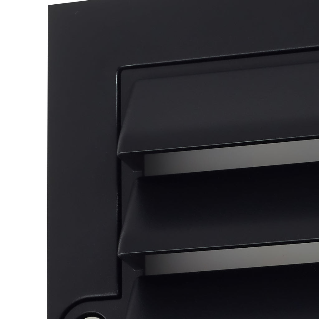 LED utevegglampe Muro svart underbilde