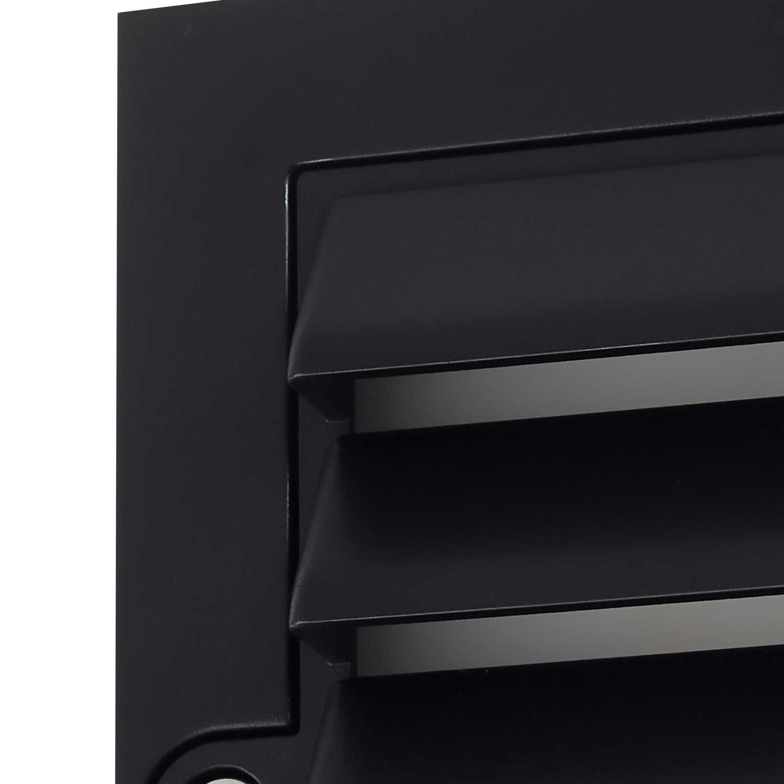 LED utevegglampe Muro svart underbilde
