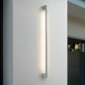 LED utevegglampe Neano steingrå aluminium 120 cm forfra