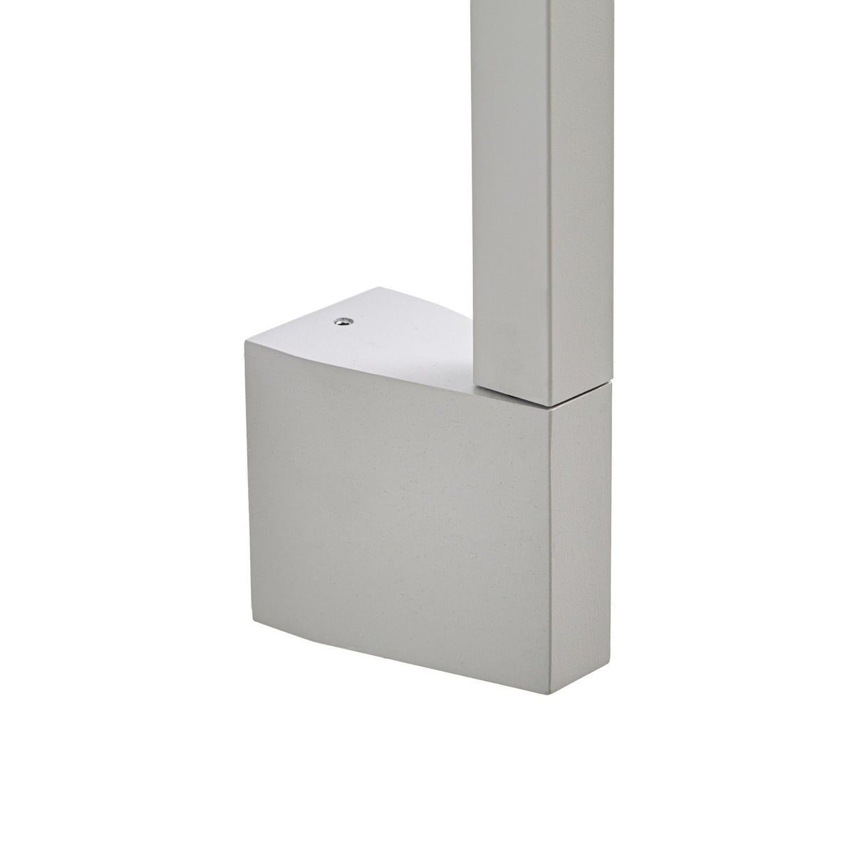 LED utevegglampe Neano steingrå aluminium 90 cm lysdetalj