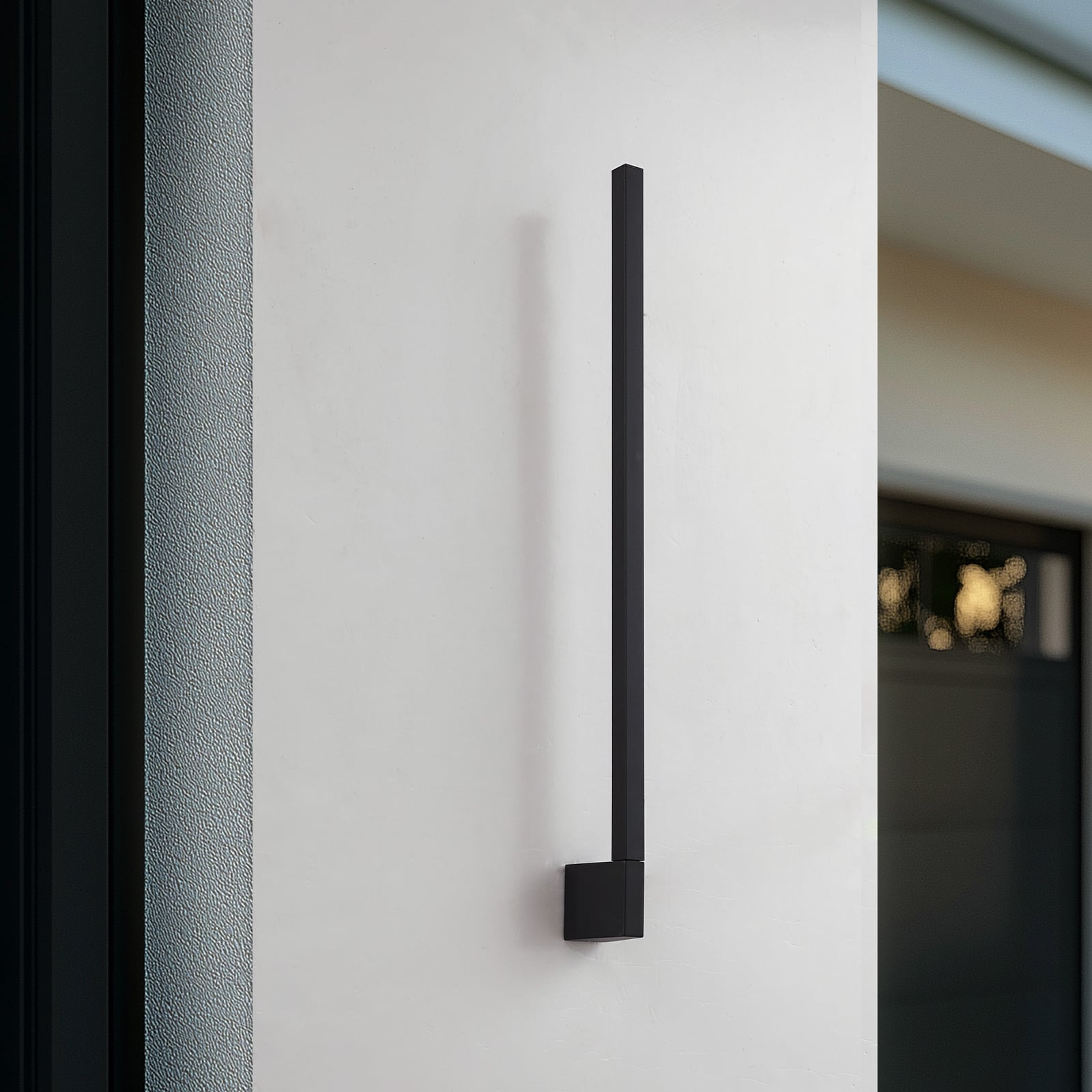 LED utevegglampe Neano svart 80 cm bakside