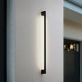 LED utevegglampe Neano svart aluminium 120 cm forfra