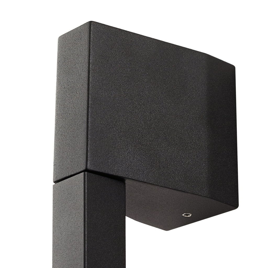 LED utevegglampe Neano svart aluminium 120 cm sideprofil