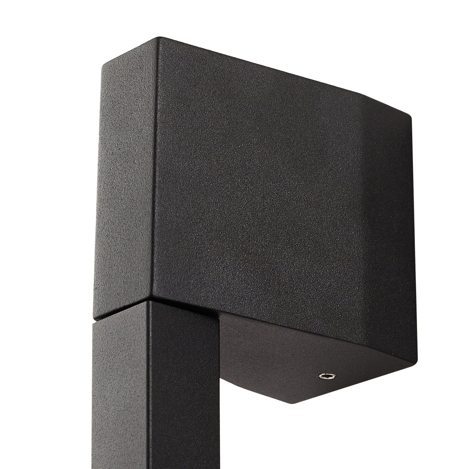 LED utevegglampe Neano svart aluminium 120 cm sideprofil