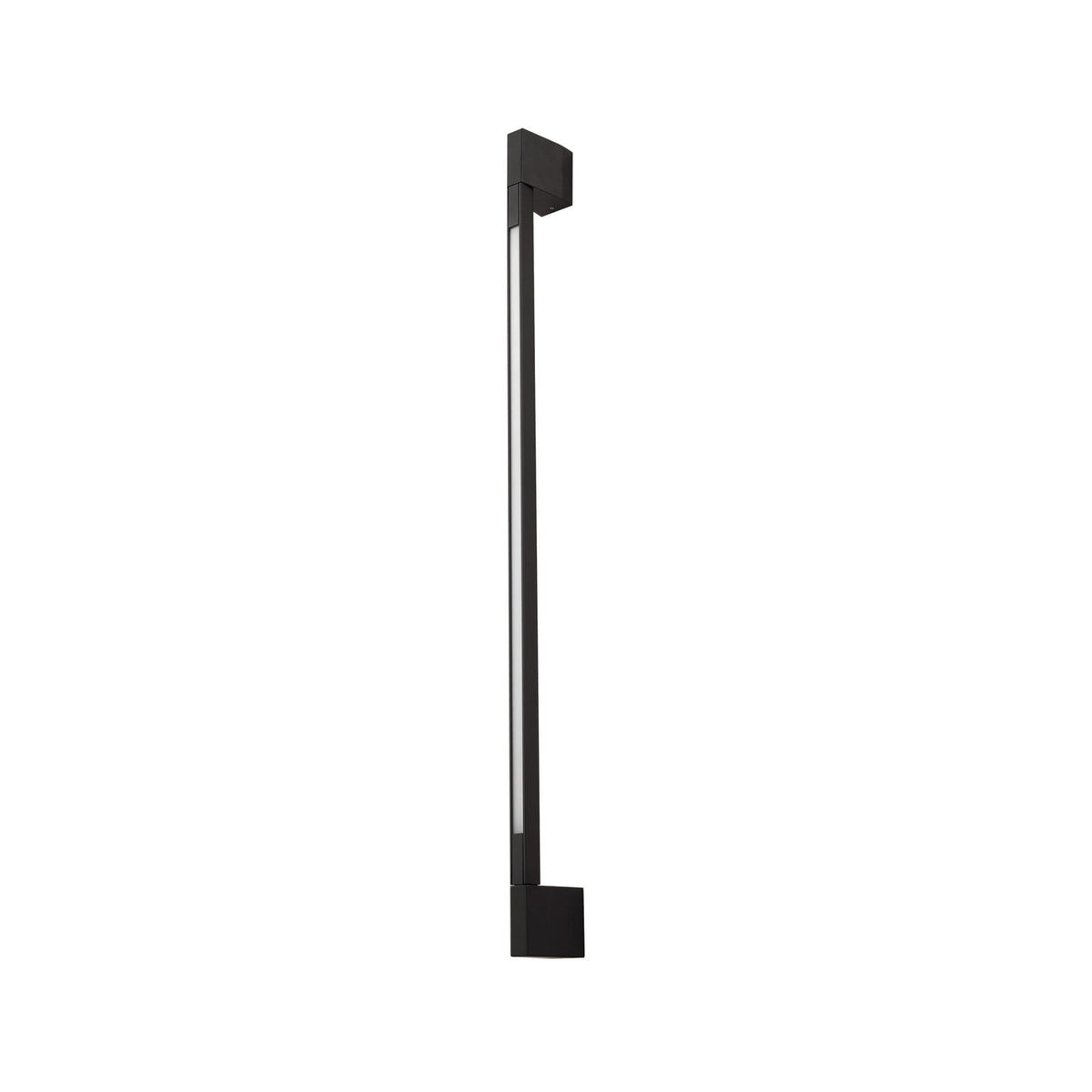 LED utevegglampe Neano svart aluminium 90 cm montert på vegg