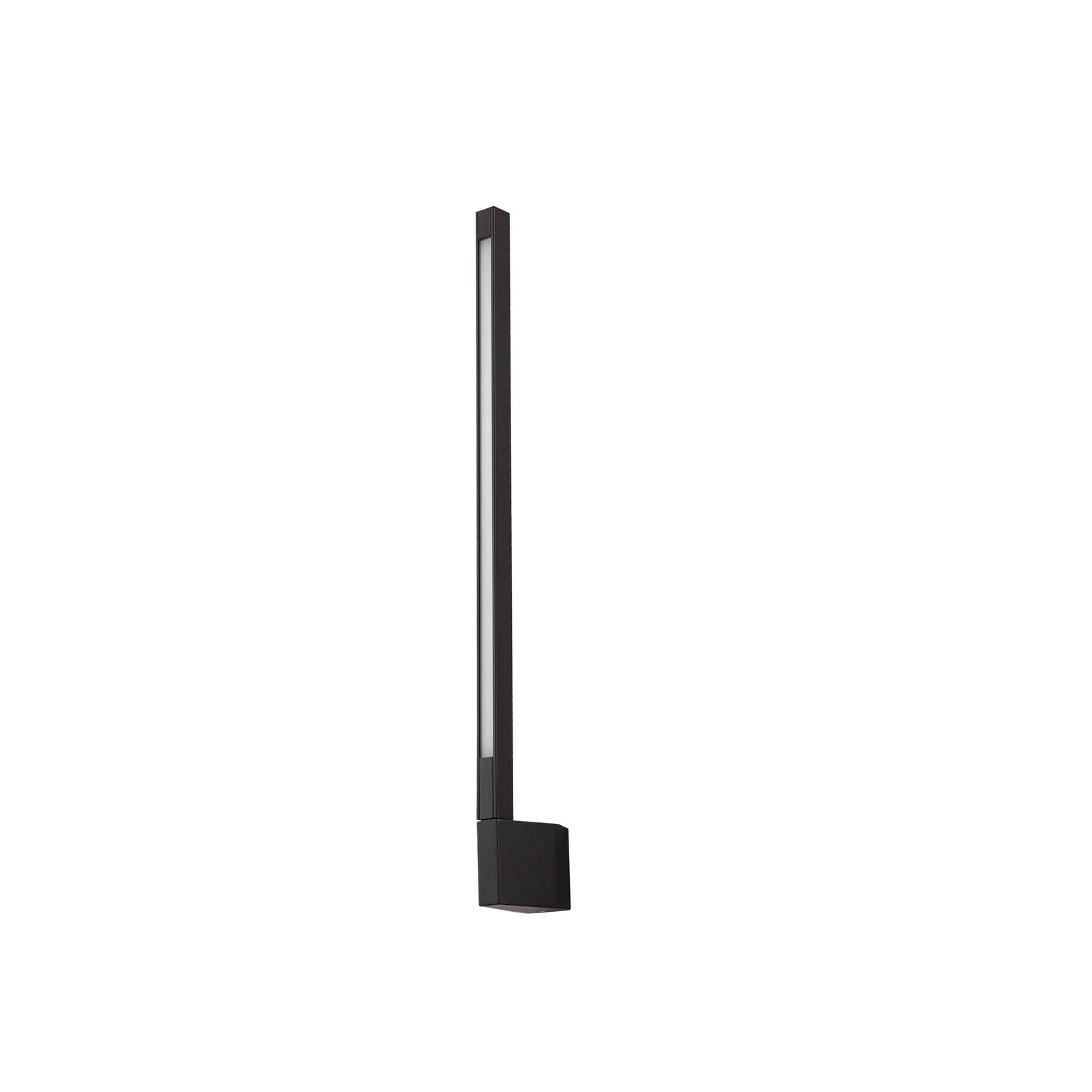 LED utevegglampe Neano svart justerbar 60 cm IP54 montert på vegg