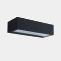 LED utevegglampe Nemesis antrasitt 19,5 cm IP65 CCT frontbilde