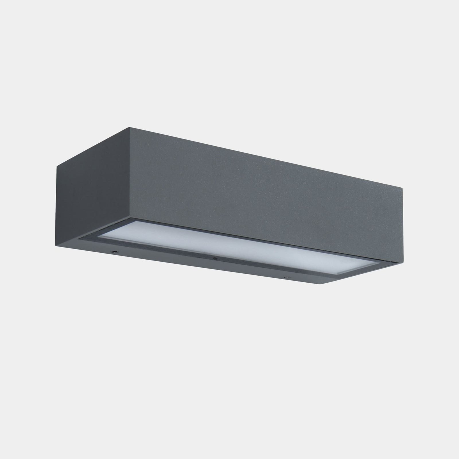 LED utevegglampe Nemesis grå justerbar fargetemperatur IP65 front