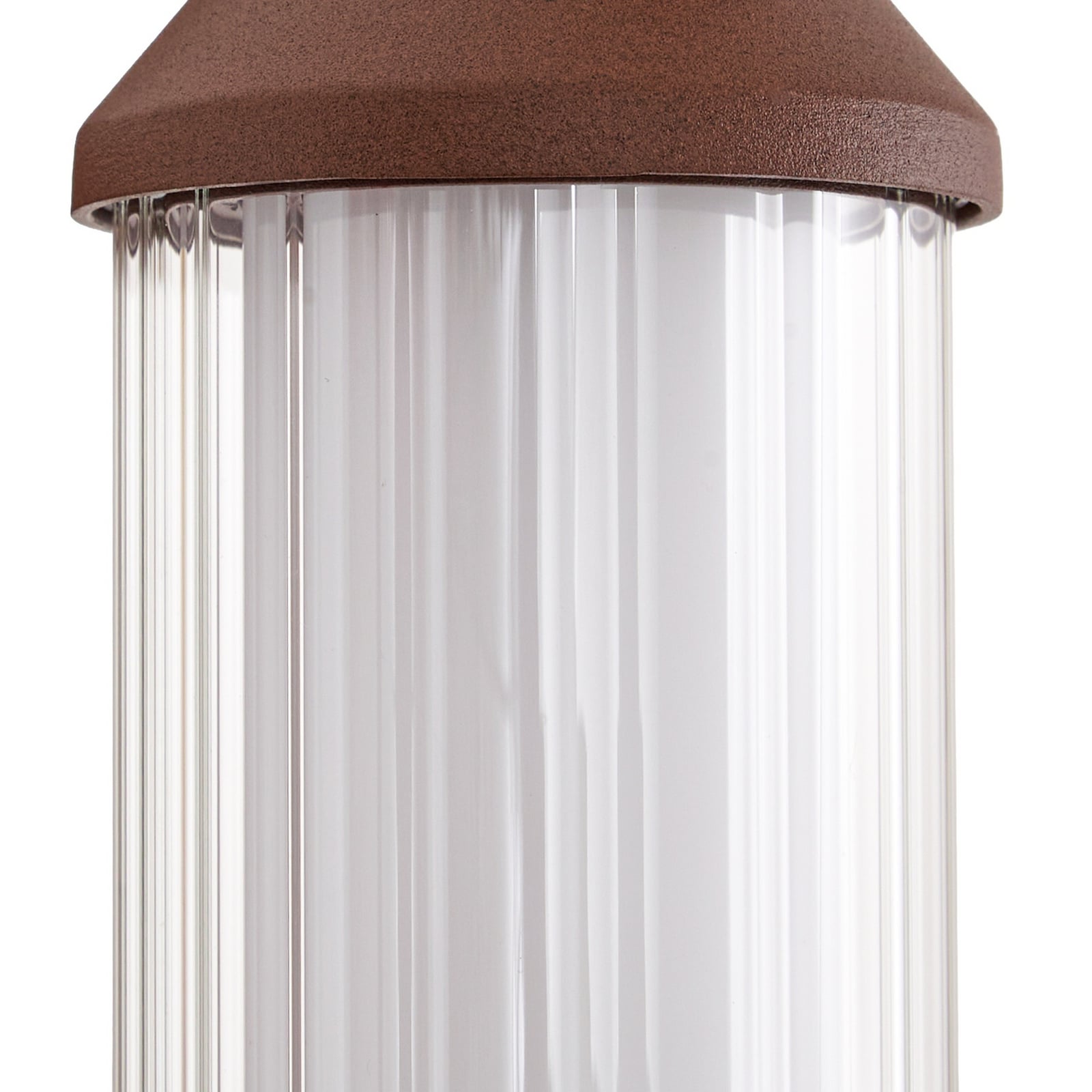 LED utevegglampe Neravio rustfarget aluminium n rt