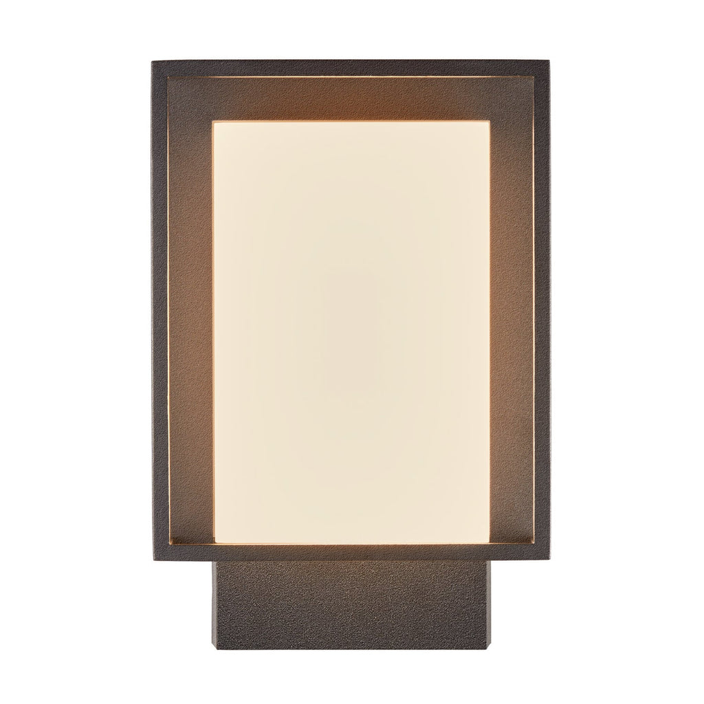 LED utevegglampe Nestor svart aluminium IP44 nærbilde