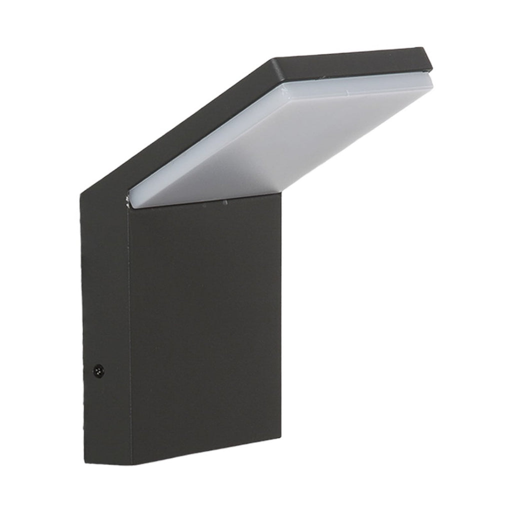 Detalj av LED utevegglampe Nevio antrasitt aluminium