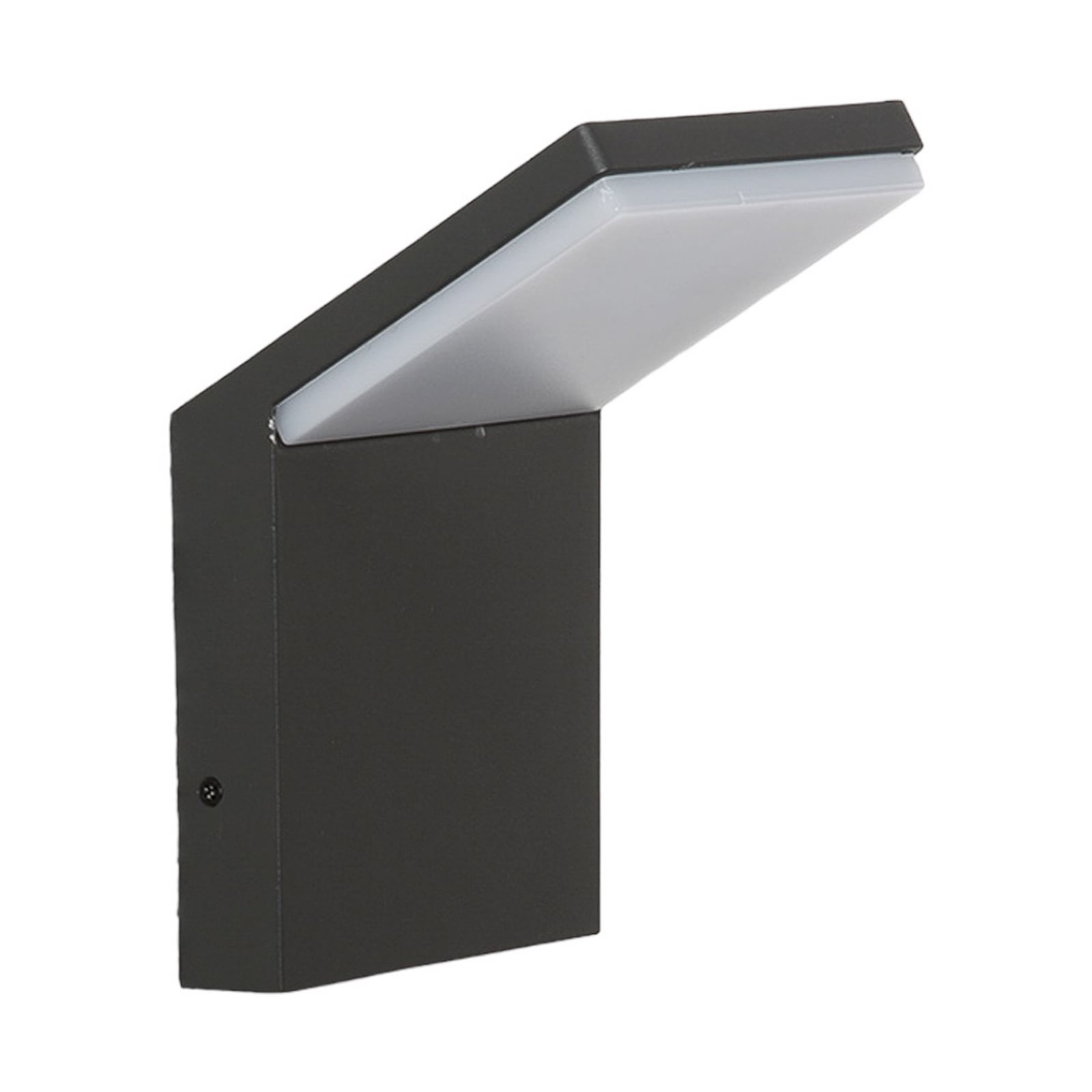 Detalj av LED utevegglampe Nevio antrasitt aluminium