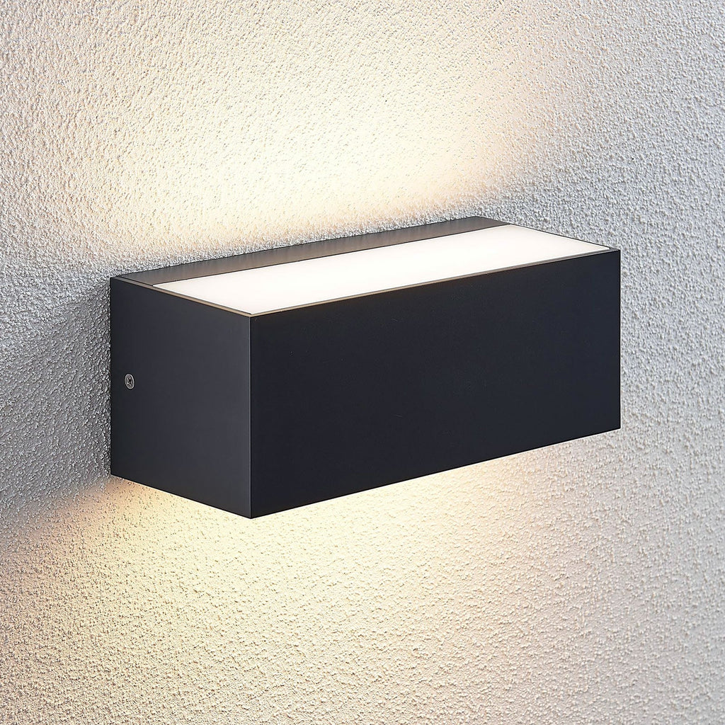 LED utevegglampe Nienke sjøvannsbestandig forfra