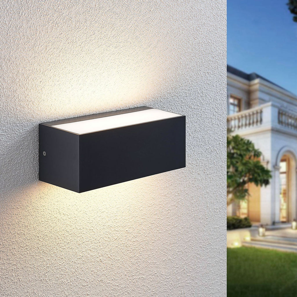 LED utevegglampe Nienke sjøvannsbestandig bakside