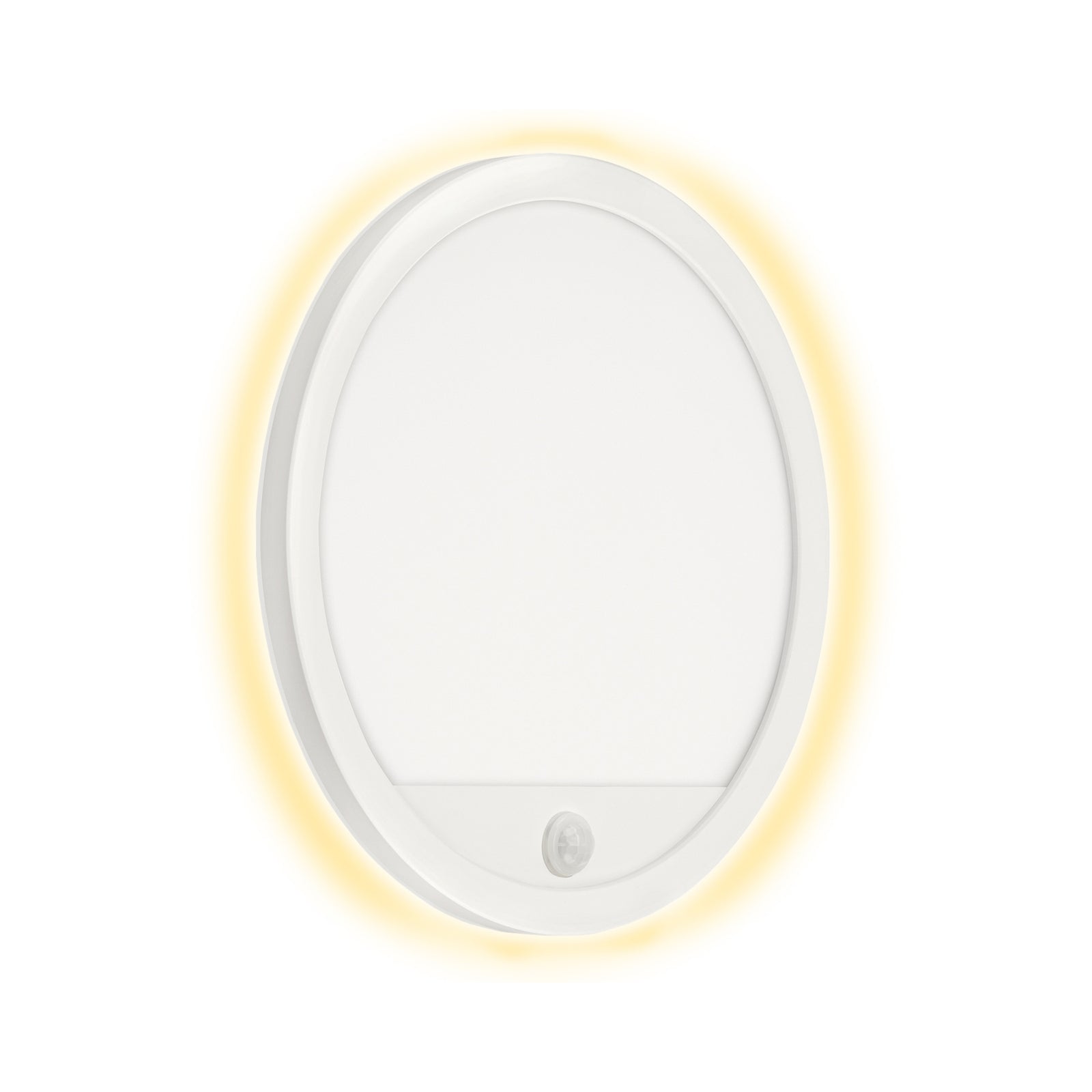 LED utevegglampe Nizza med bevegelsessensor bakside