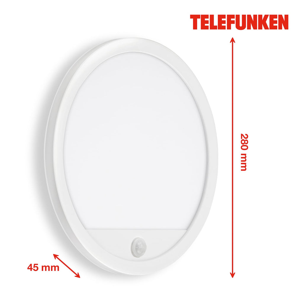 Detalj av LED utevegglampe Nizza med bevegelsessensor