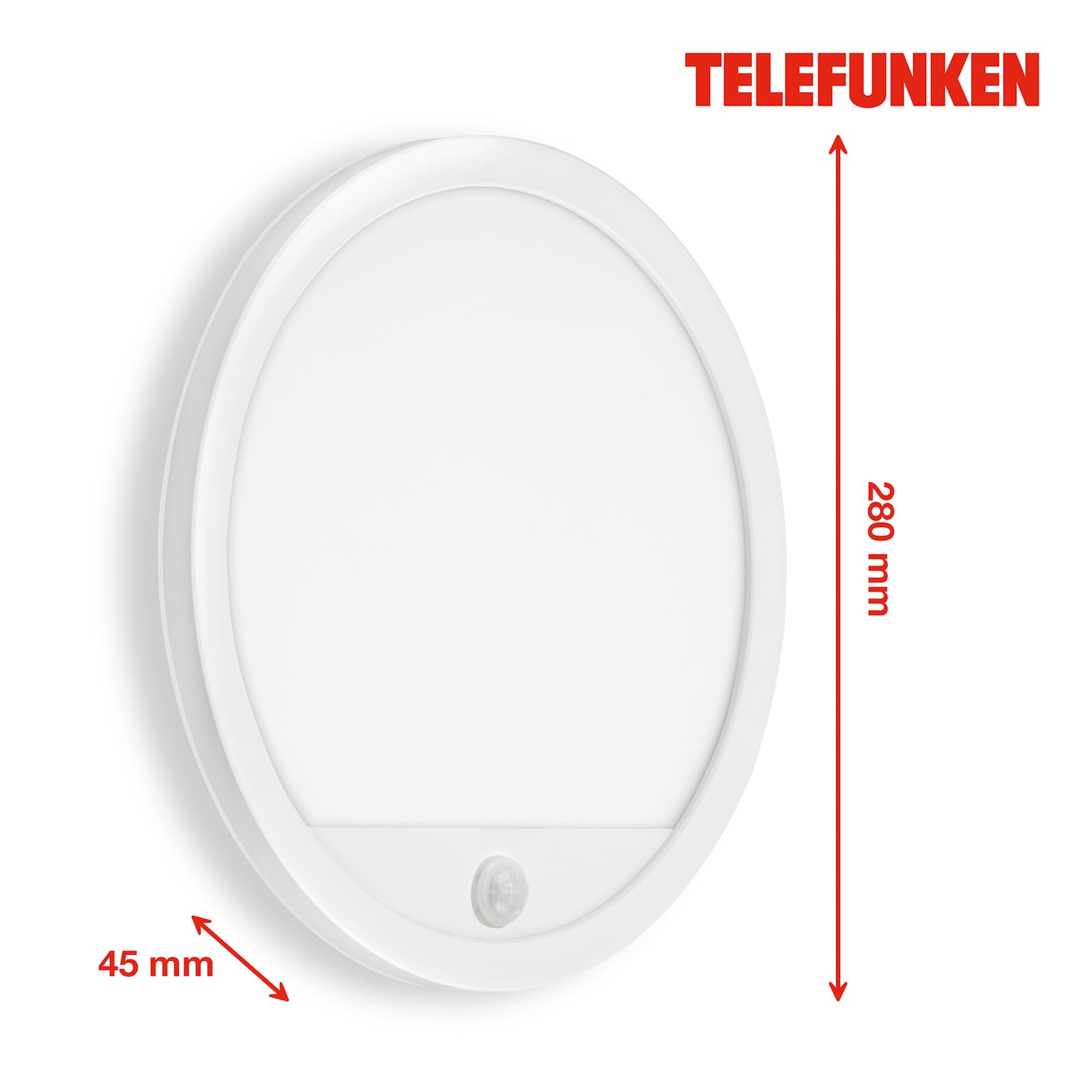 Detalj av LED utevegglampe Nizza med bevegelsessensor