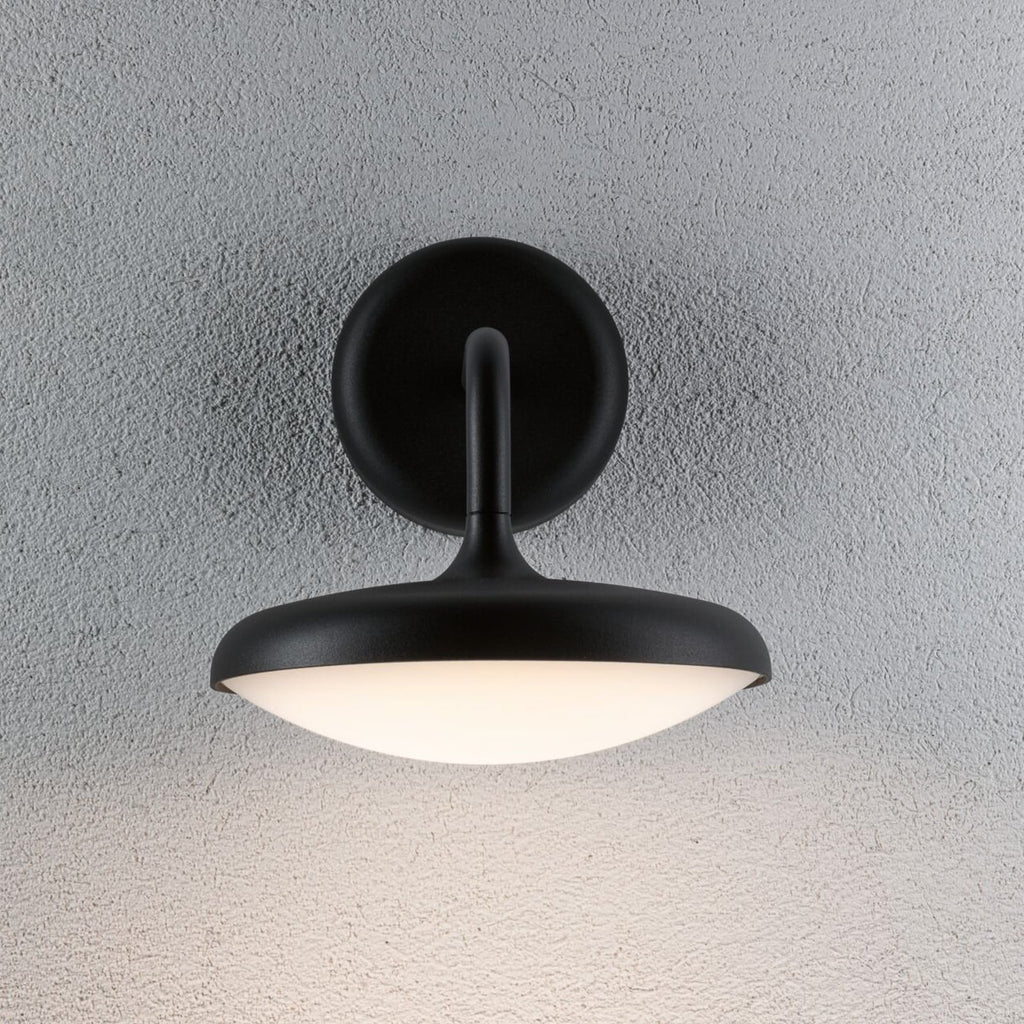 LED utevegglampe Nostro antrasitt aluminium IP44 10W bakside