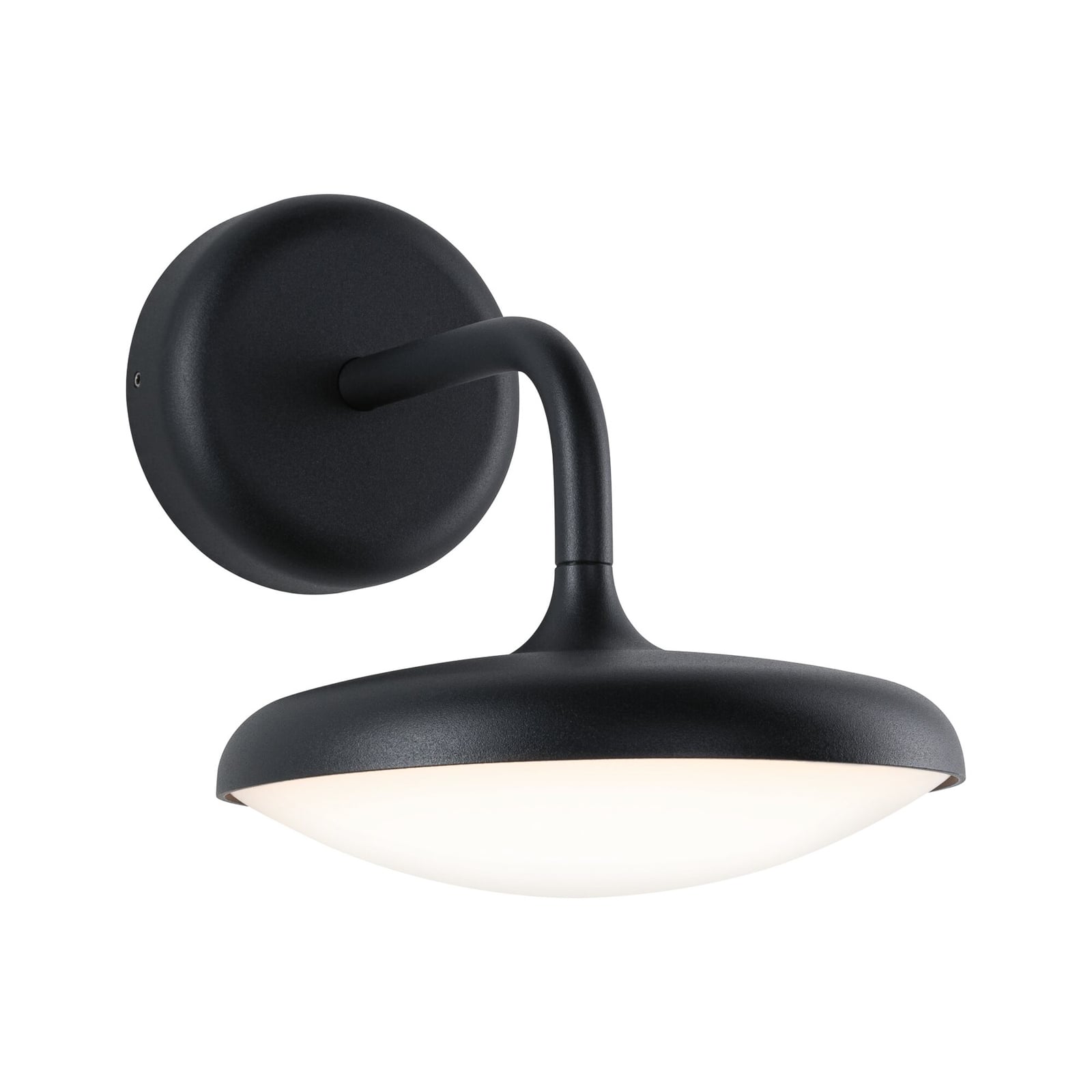 Detalj av LED utevegglampe Nostro antrasitt aluminium IP44 10W