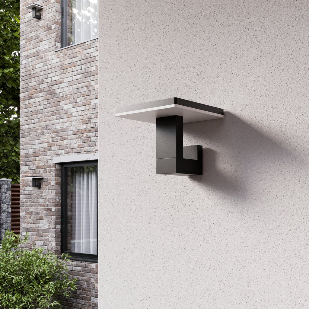 LED utevegglampe Olesia antrasitt bakside