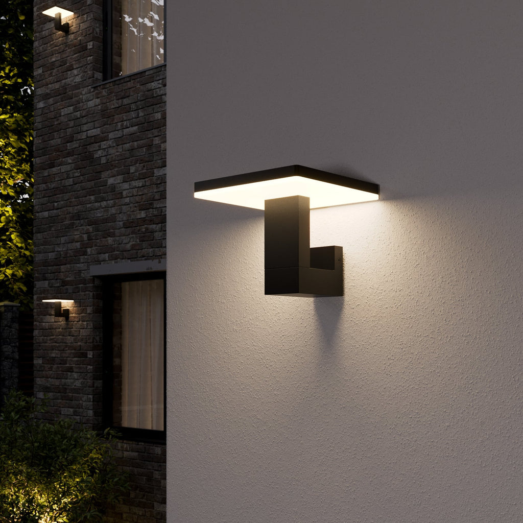 LED utevegglampe Olesia antrasitt forside
