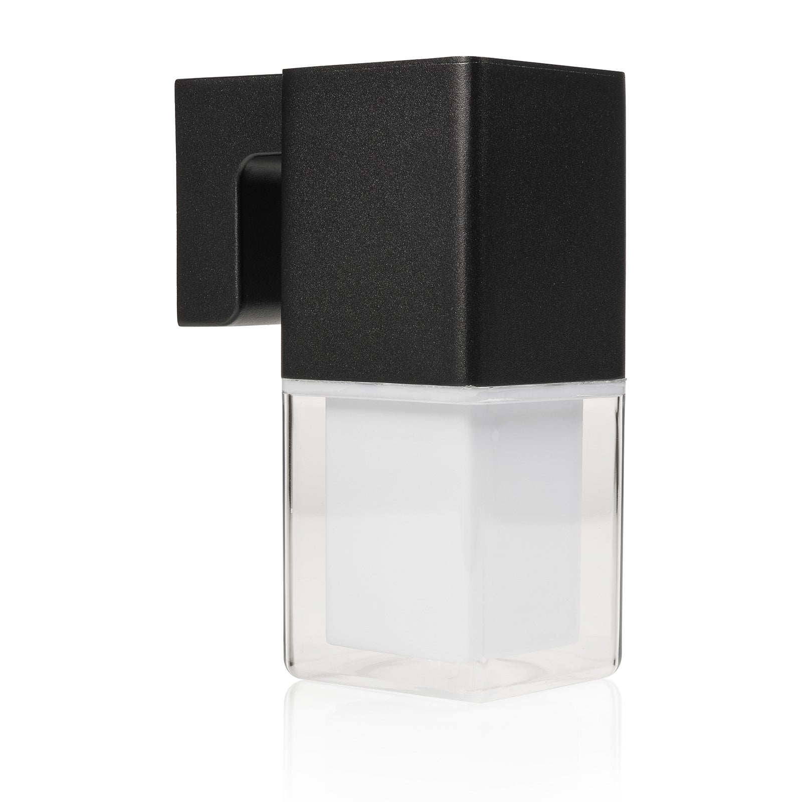 Detalj av LED utevegglampe OOL-50016 nedlys svart 12W