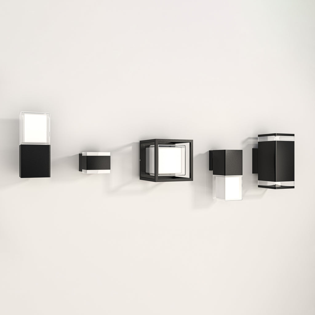 LED utevegglampe OOL-50016 nedlys svart 12W IP44 - Smartwares