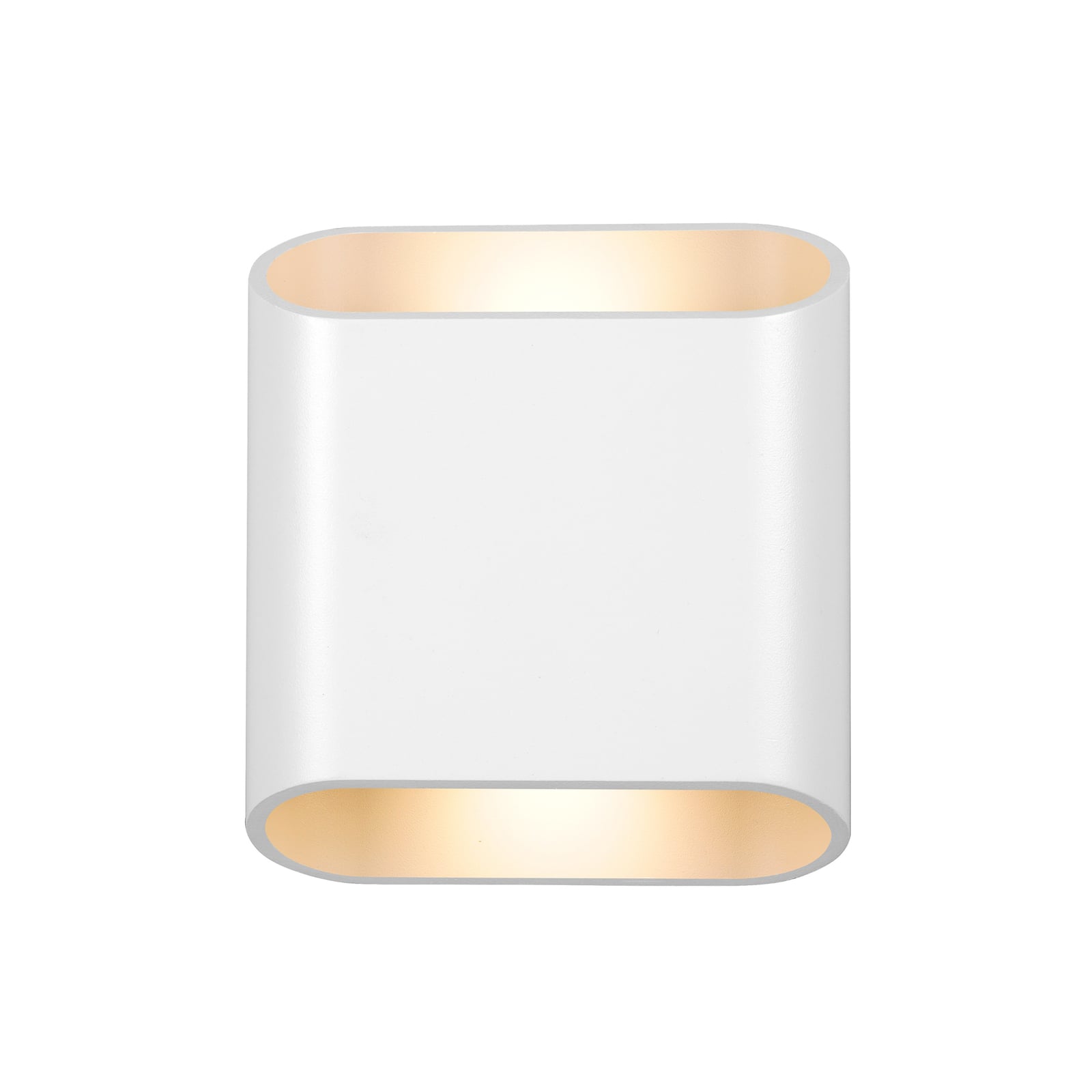 Bakside av LED utevegglampe opp og ned dimbar CCT hvit IP54 LCD