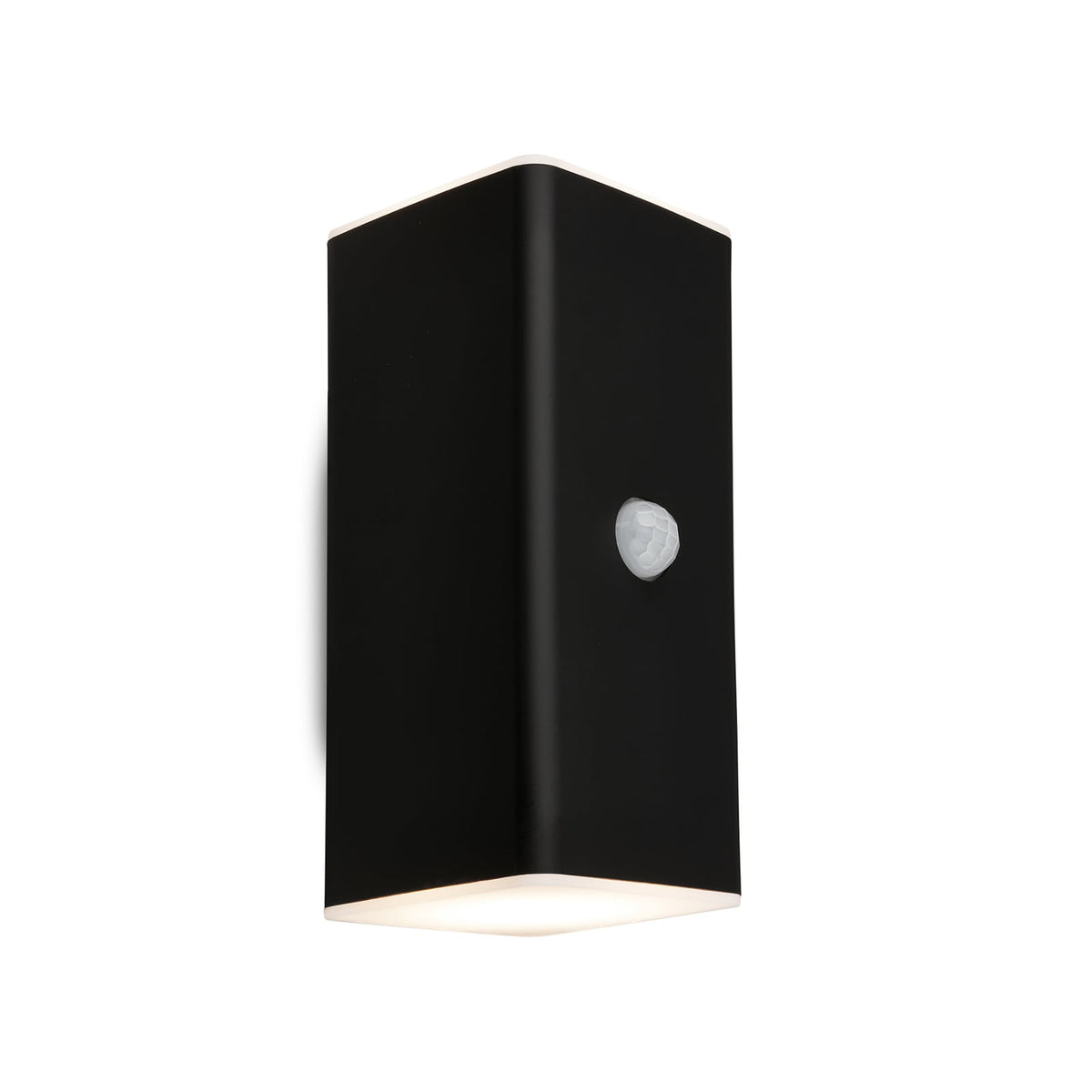 LED utevegglampe oppladbar opp/ned svart med bevegelsessensor IP44 Briloner detalj