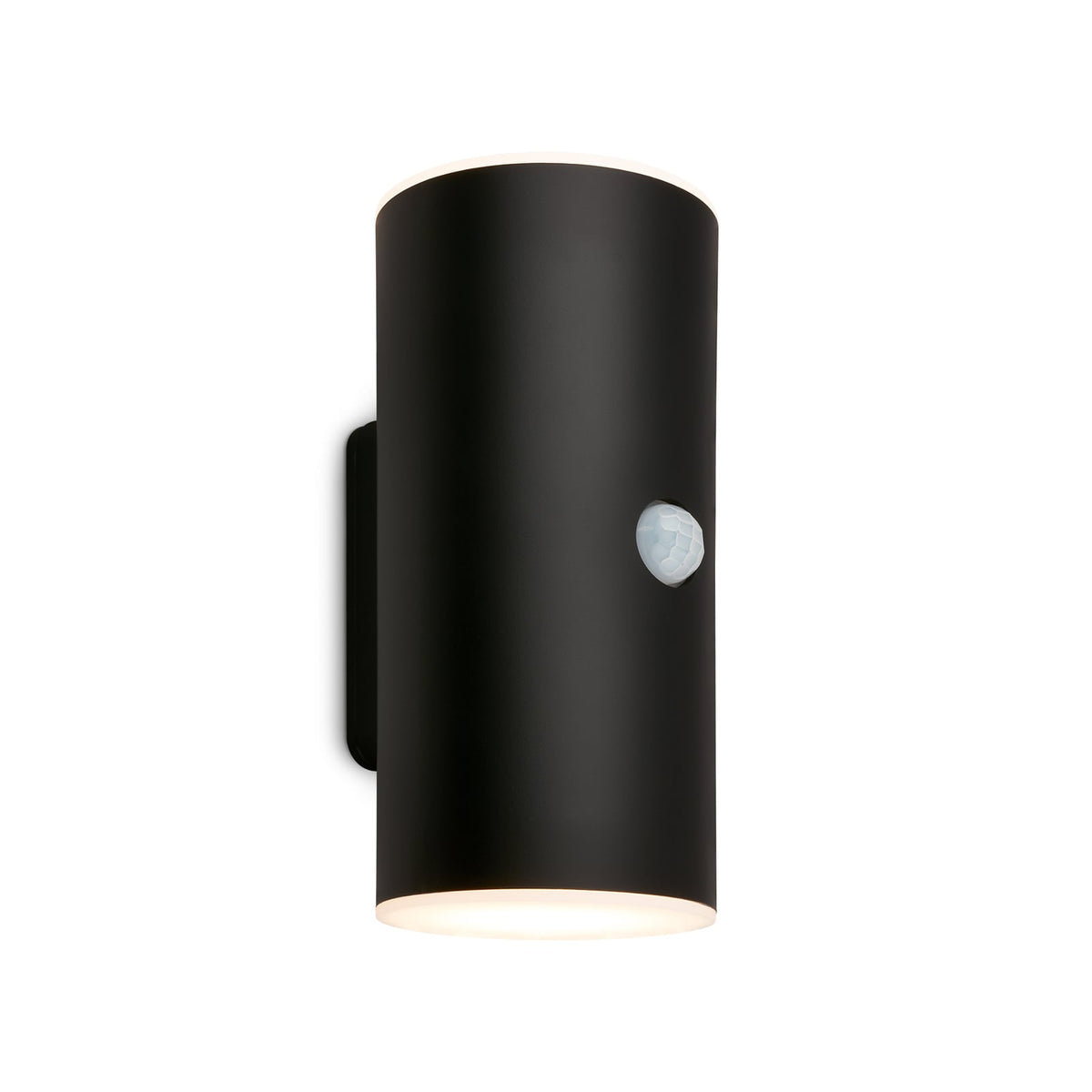 LED utevegglampe oppladbar opp/ned med bevegelsessensor svart IP44 - Briloner detalj av sensor