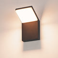 LED utevegglampe Ordi antrasitt aluminium IP44 9W forfra