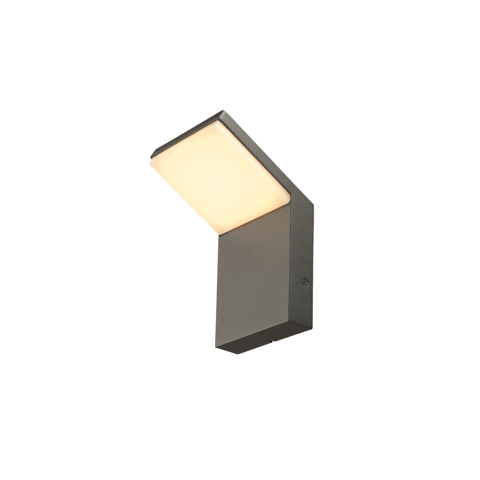 Montert LED utevegglampe Ordi antrasitt aluminium IP44 9W