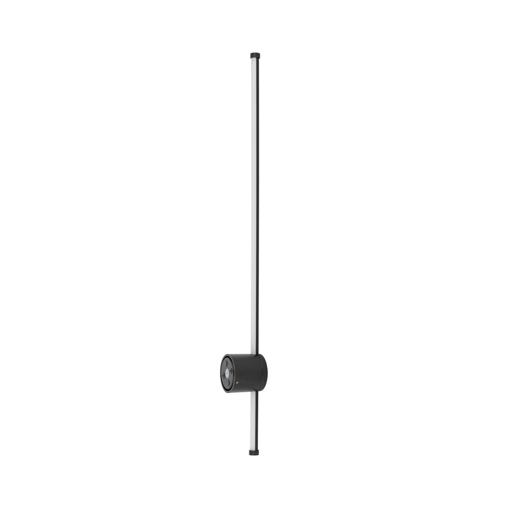 Montert LED utevegglampe Orla M svart aluminium på vegg