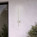 LED utevegglampe Orla S sand aluminium forfra