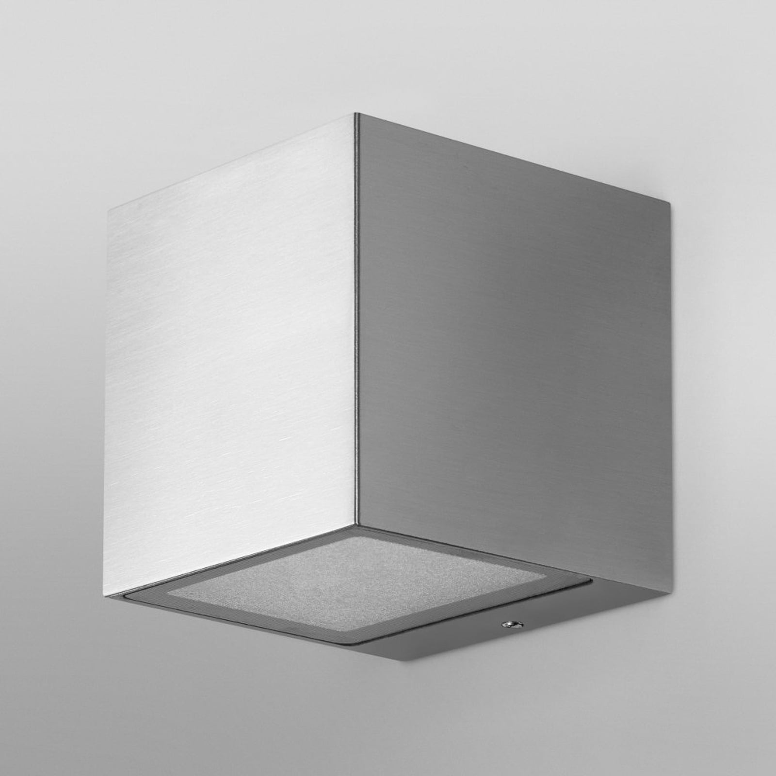 LED utevegglampe Outdoor Brick dimbar WiFi stål IP44 forside