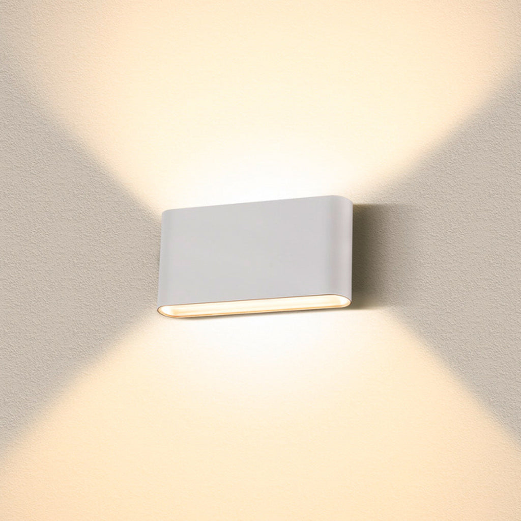 LED utevegglampe oval opp og ned CCT hvit IP65 - SLV montert
