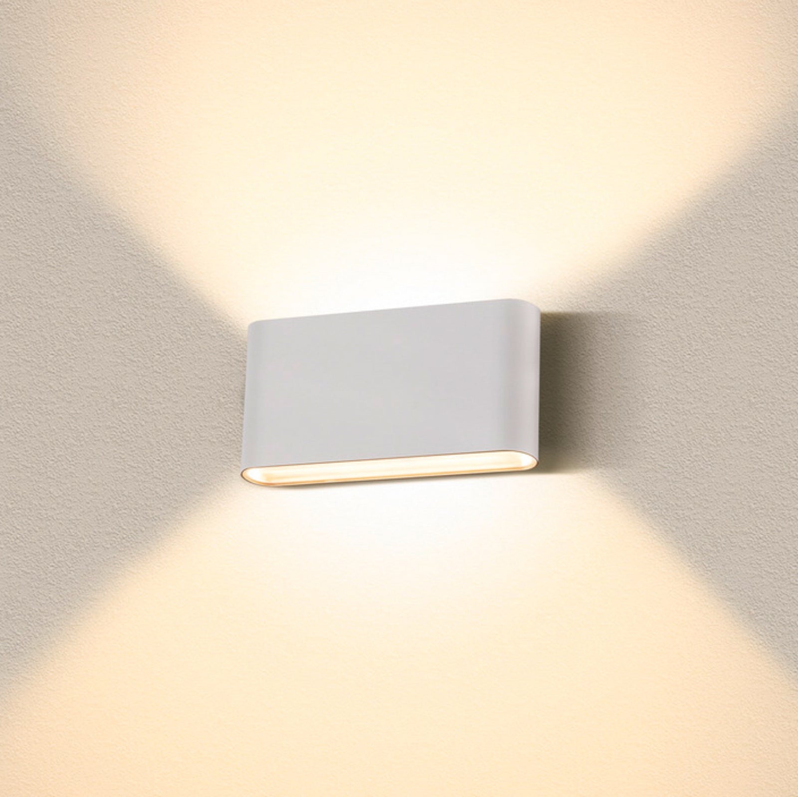 LED utevegglampe oval opp og ned CCT hvit IP65 - SLV montert