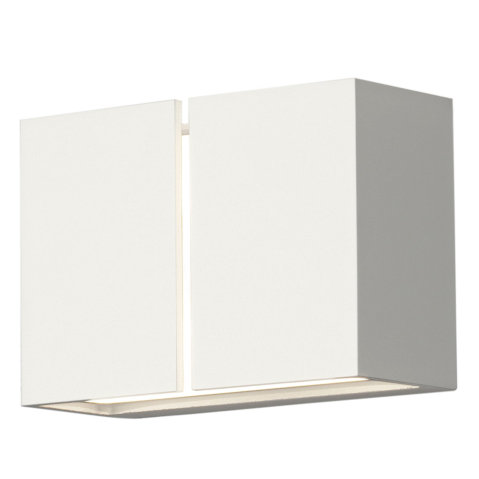 Detalj av LED utevegglampe Pavia hvit aluminium