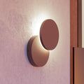 LED utevegglampe Pedersano rustfarget front