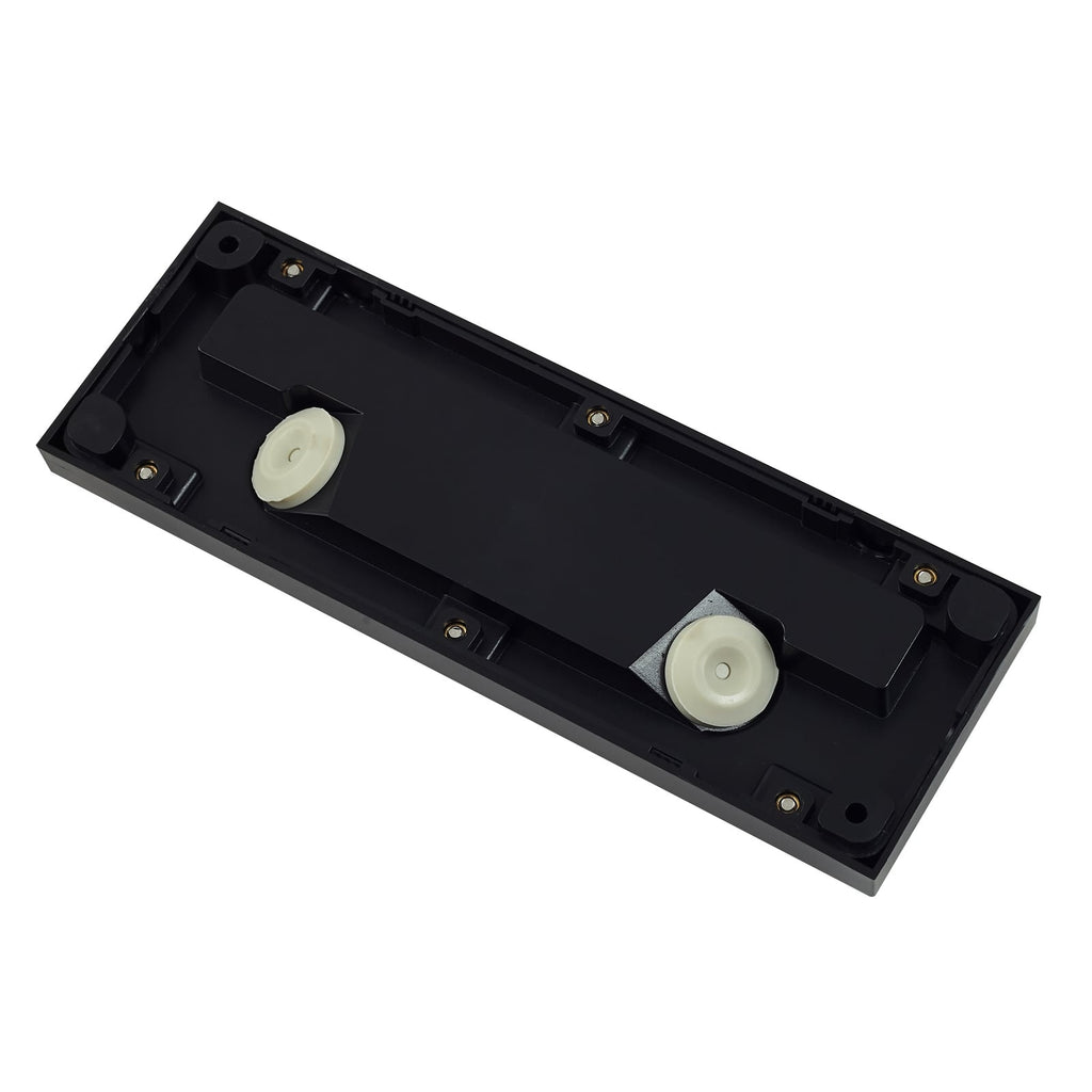 LED utevegglampe Peker svart 2-pack IP65 sideprofil