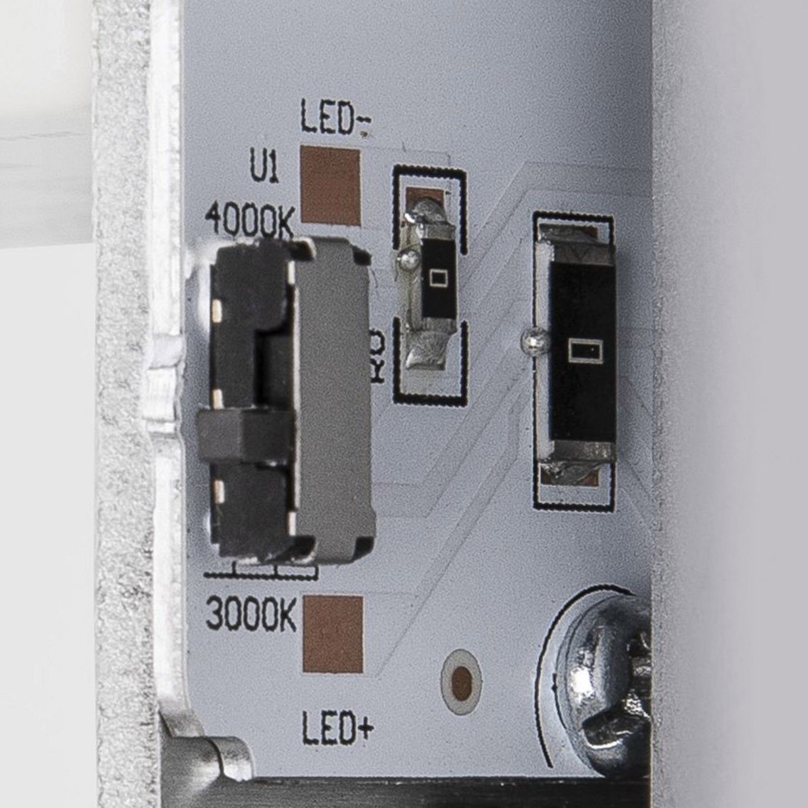 Montert LED utevegglampe Pema CCT aluminium grå 28 cm på vegg