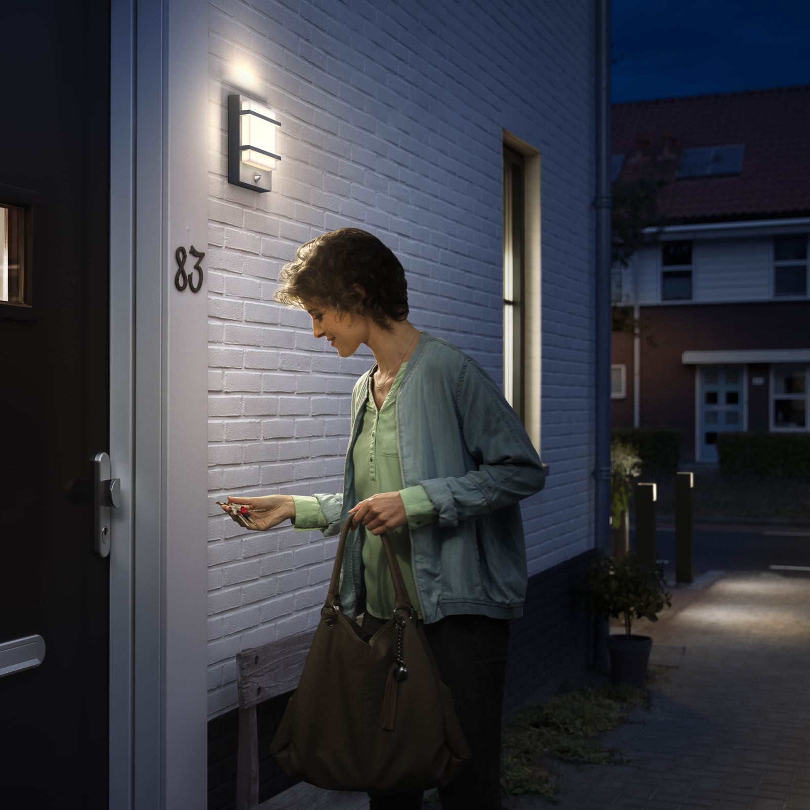 LED utevegglampe Petronia Philips bakside