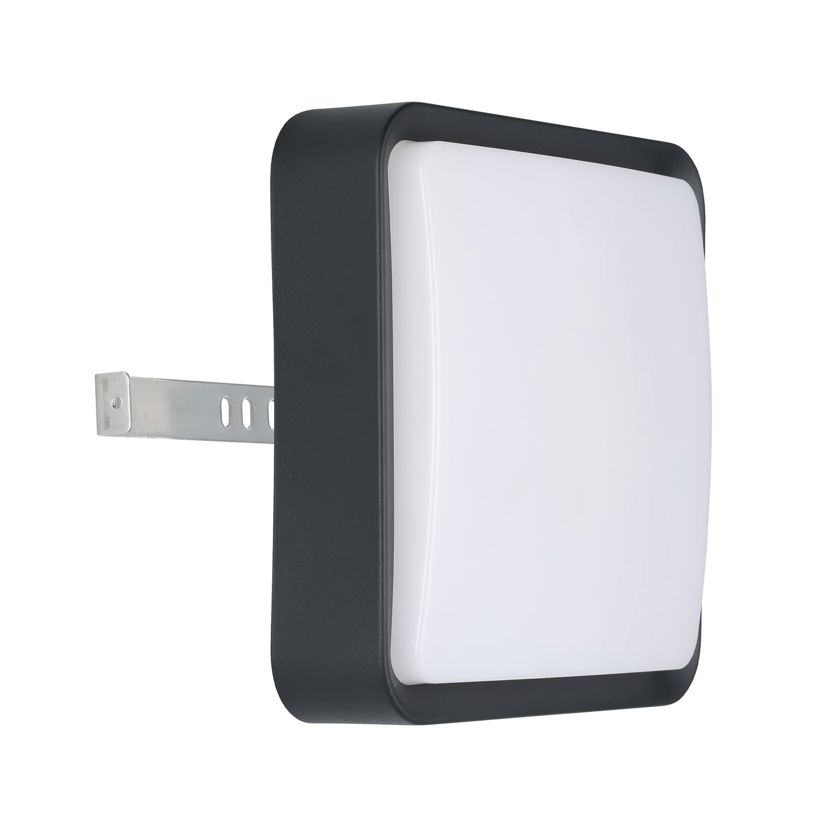 LED utevegglampe Piove-C Bluetooth svart app-styring