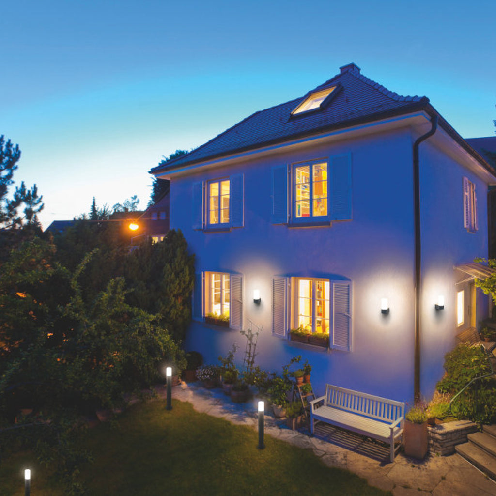 LED utevegglampe Pipe Wall RGBW dimbar WiFi IP44 - LEDVANCE SMART+ lysbilde